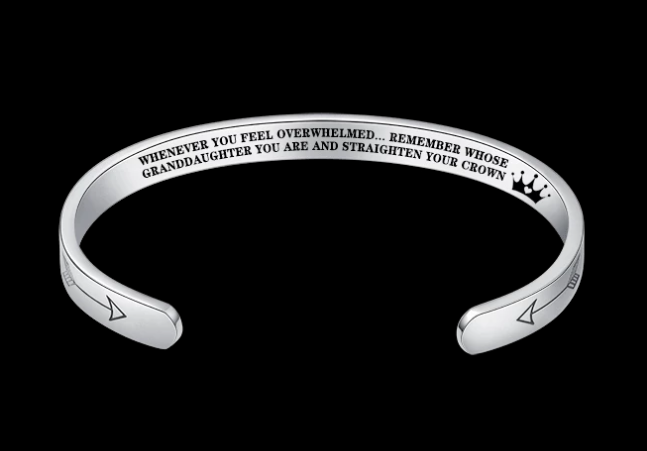 Stainless Steel Mantra Bracelet