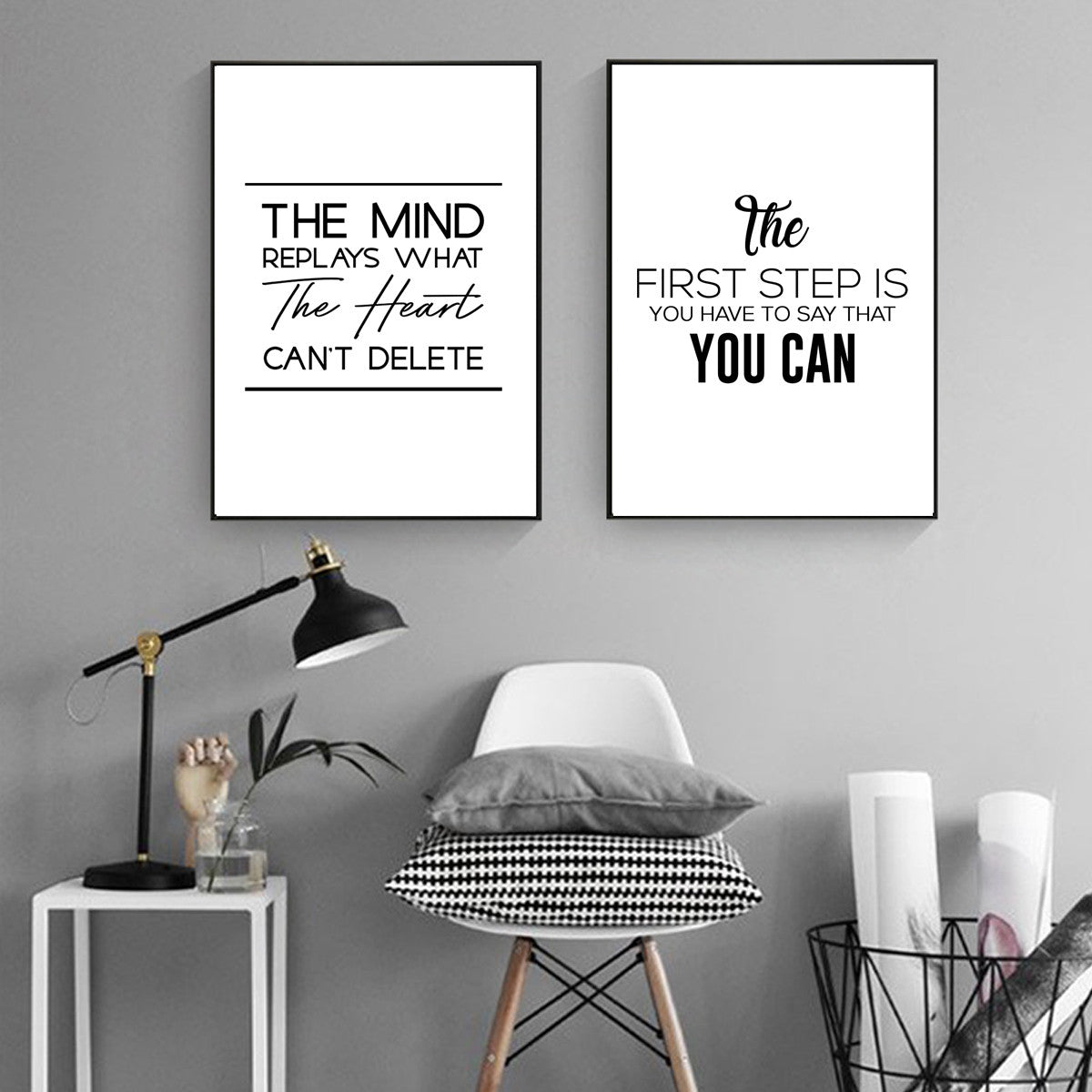 Motivational Phrases Wall-Art Canvas