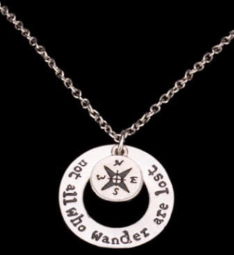 Not All Who Wander Are Lost Necklace