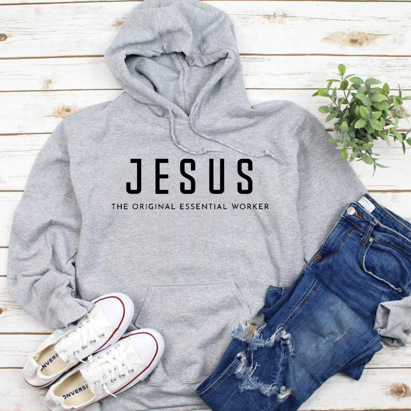 Jesus The Original Essential Worker Women's Hoodie