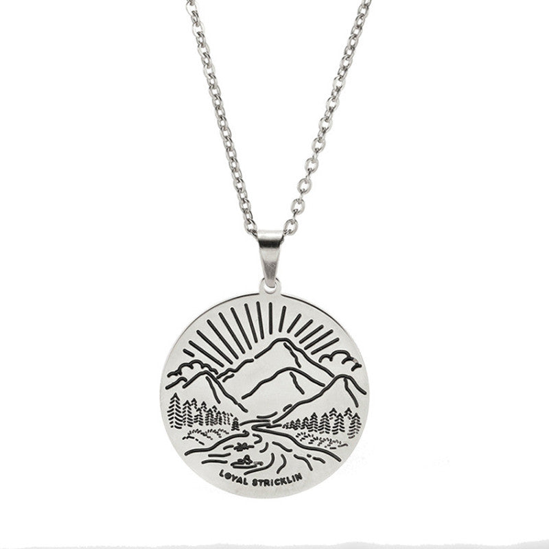 Mountain Peak Chain Necklace