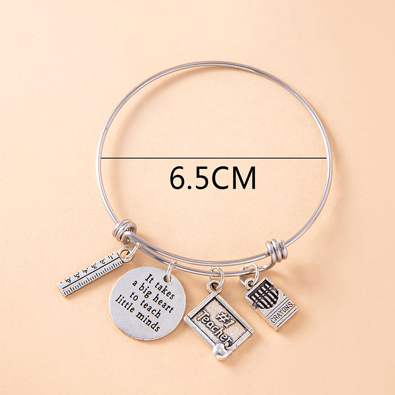 It Takes a Big Heart Adjustable Bangle