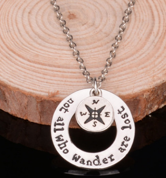 Not All Who Wander Are Lost Necklace