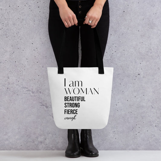 I am Woman Tote bag