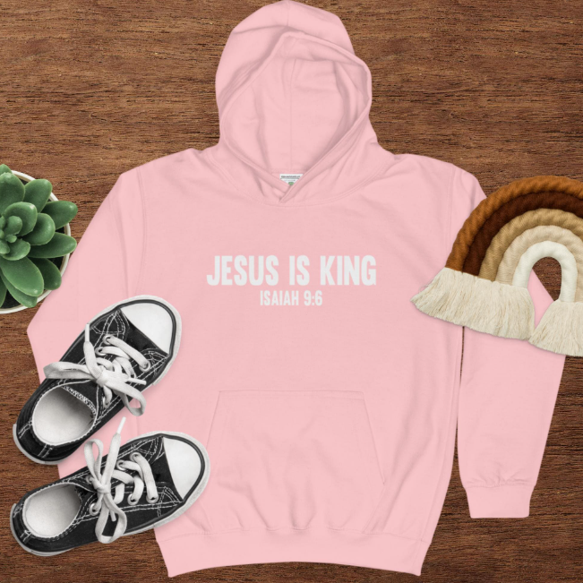 'Jesus Is King' -  Kids' Hoodie