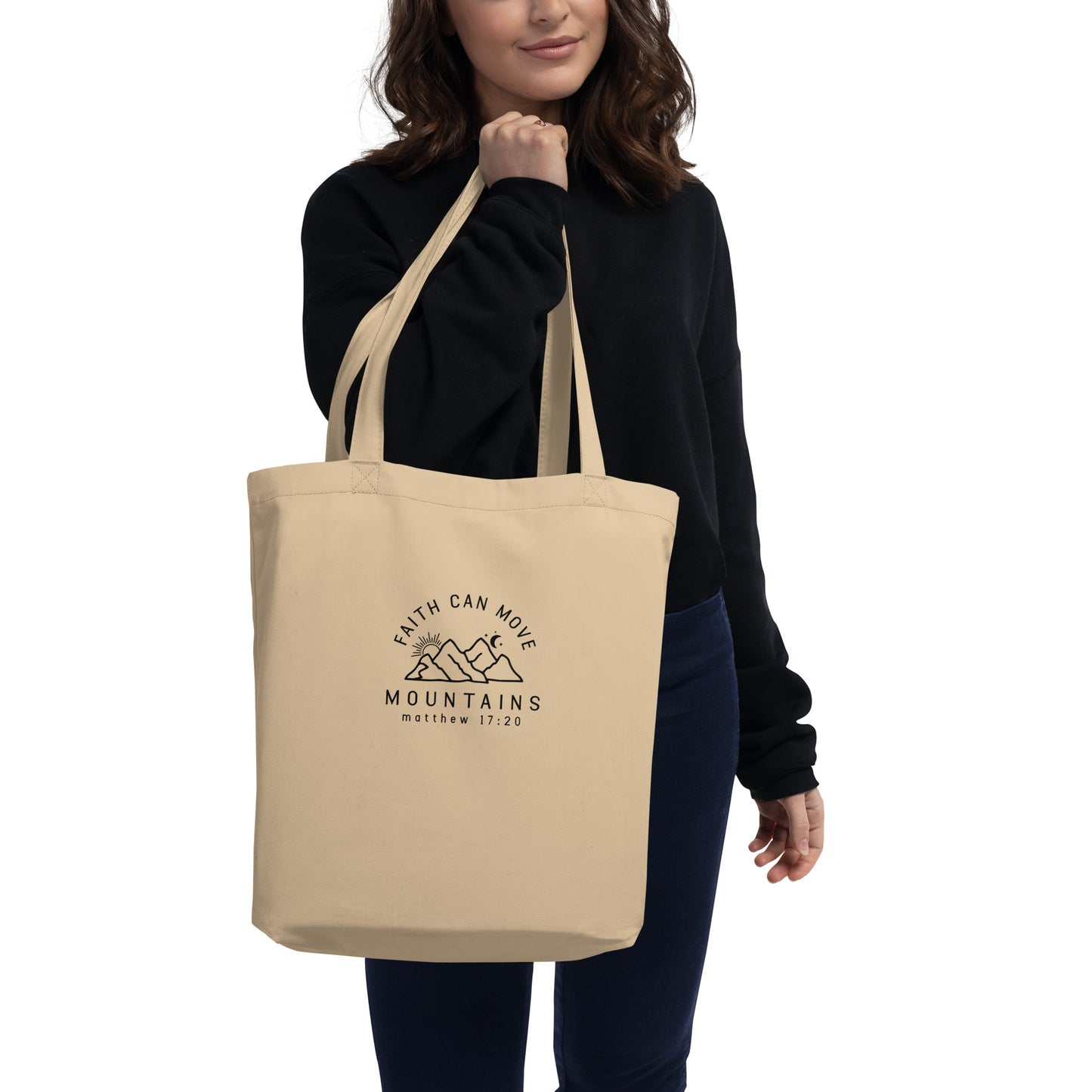 Faith Can Move Mountains Eco Tote Bag