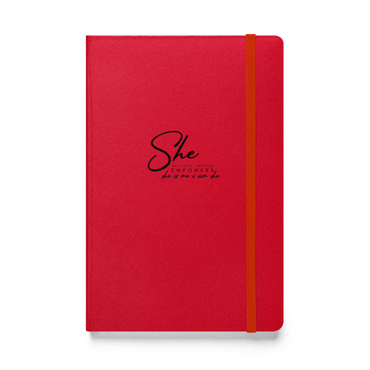 'She' Hardcover Bound Notebook