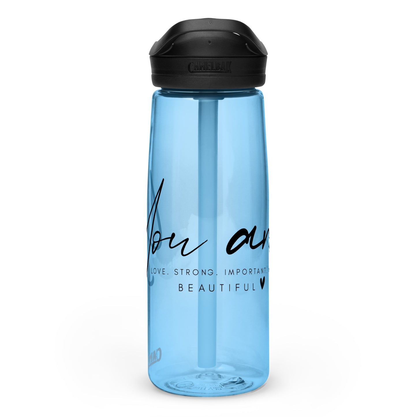 You Are Beautiful Sports Water Bottle