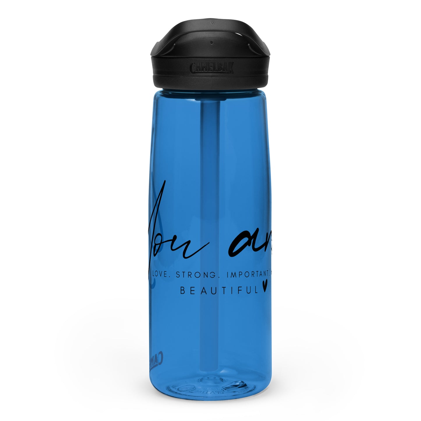 You Are Beautiful Sports Water Bottle