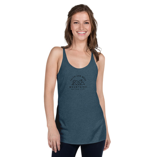 Faith Can Move Mountains Racerback Tank Top