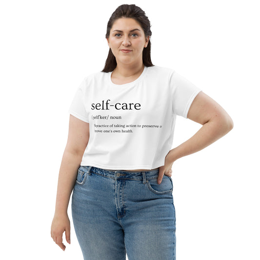 Self Care Crop Tee