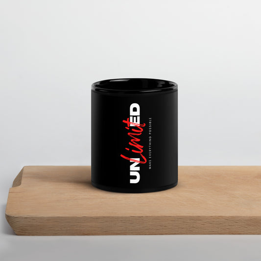 Unlimited Black Glossy Mug