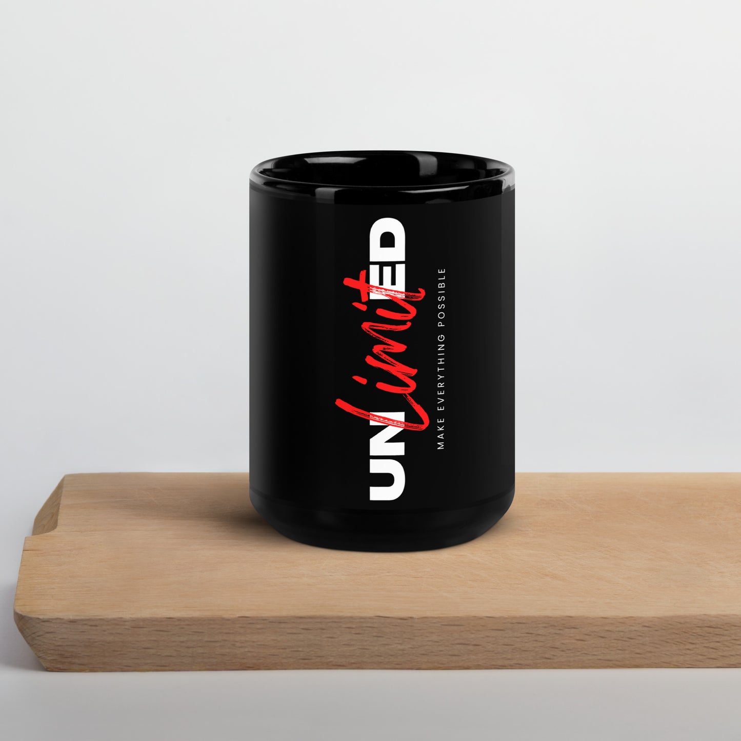 Unlimited Black Glossy Mug